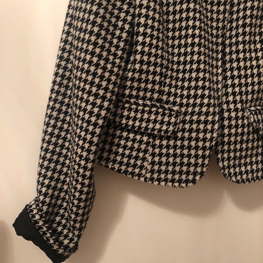 🦋Houndstooth Cropped Jacket - Picture 6 of 8